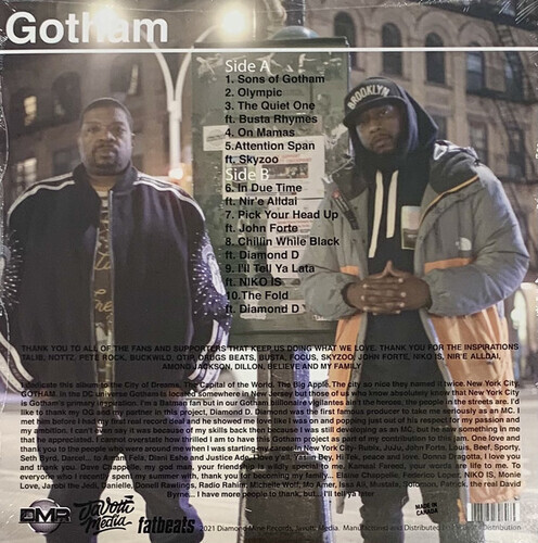 画像: GOTHAM (TALIB KWELI & DIAMOND D)  / GOTHAM "LP" 