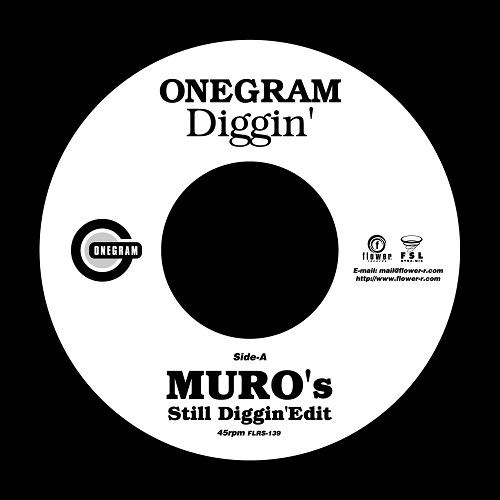 画像: ONEGRAM / DIGGIN' (MURO'S STILL DIGGIN' EDIT) 7" 