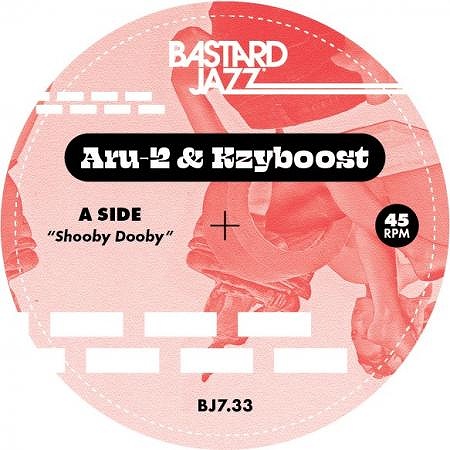 画像1:  ARU-2 & KZYBOOST / SHOOBY DOOBY b/w BOOST STEP 7" (1)