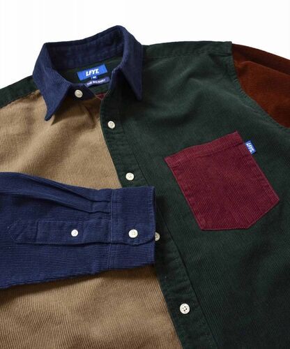 画像: LFYT / L LOGO BIG SILHOUETTE CORDUROY SHIRT