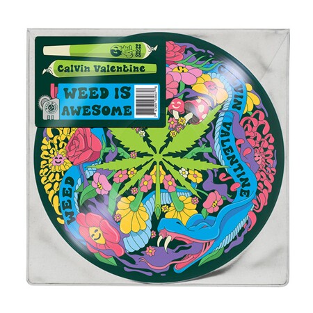 画像: CALVIN VALENTINE / WEED IS AWESOME "LP" (PICTURE VINYL) 