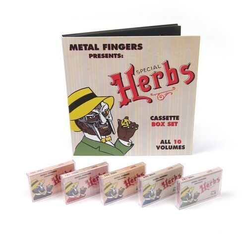 画像:  MF DOOM (DOOM , METAL FINGERS, KING GEEDORAH) / SPECIAL HERBS BOX SET "CASSETTE TAPE"