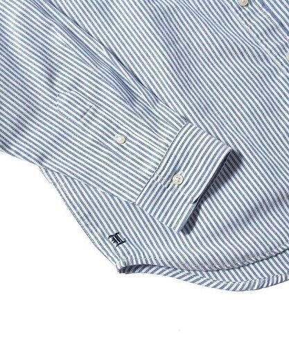 画像: LFYT BIG SILHOUETTE STRIPED OXFORD SHIRT