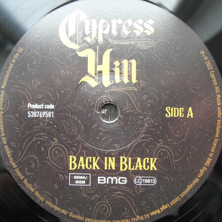 画像: CYPRESS HILL / BACK IN BLACK "LP" 