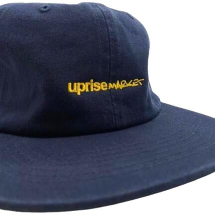 画像: upriseMARKET og logo 6 panel unstructured cap