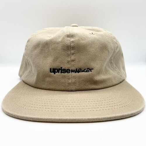 画像: upriseMARKET og logo 6 panel unstructured cap