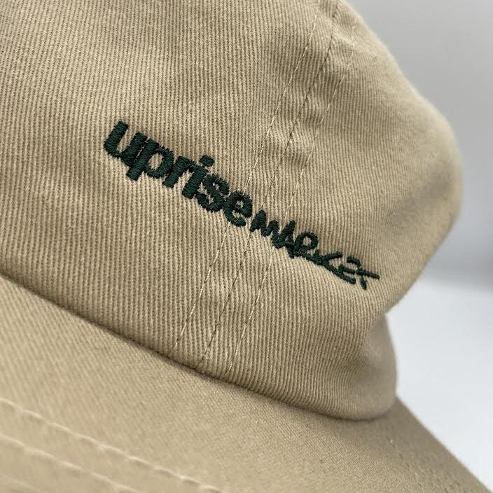 画像: upriseMARKET og logo 6 panel unstructured cap