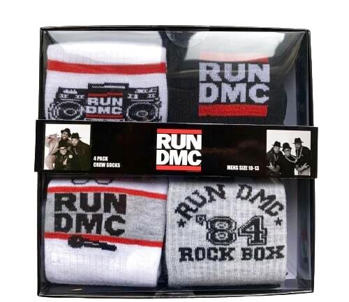 画像: RUN DMC 4 Pack Mens Crew Socks