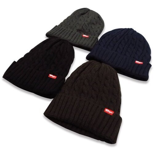 画像: STILL DIGGIN "RED TAB" 1POINT CABLE KNIT CAP