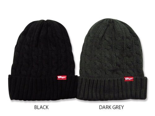 画像: STILL DIGGIN "RED TAB" 1POINT CABLE KNIT CAP