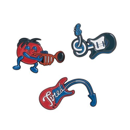 画像: TIRED / MUSIC PIN SET