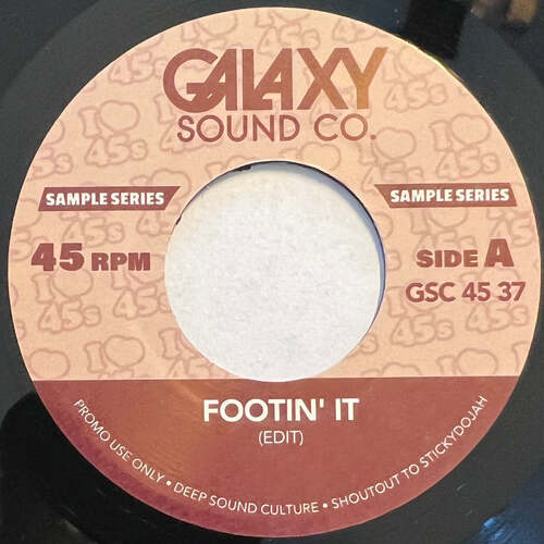 画像1: GALAXY SOUND CO / FOOTIN EDITS / HARLEM STRUT EDITS 7" (1)