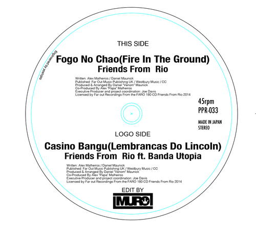 画像: FRIENDS FROM RIO / FOGO NO CHAO / CASINO BANGU(LEMBRANCAS DO ED LINCOLN 7"