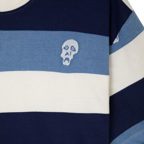 画像: TIRED / SAD SKULL STRIPED JACQUARD SS 