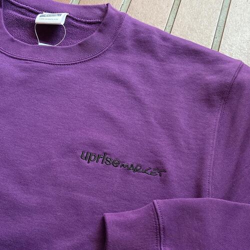 画像: upriseMARKET "og embroidery logo crew sweat"