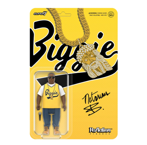 画像: NOTORIOUS B.I.G. REACTION FIGURES WAVE 04 - NOTORIOUS B.I.G. (YELLOW JERSEY)