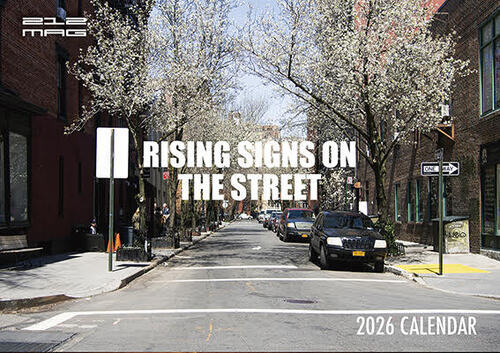 画像: 212.MAG 「RISING SIGNS ON THE STREET」 2026 CALENDAR with POSTCARD