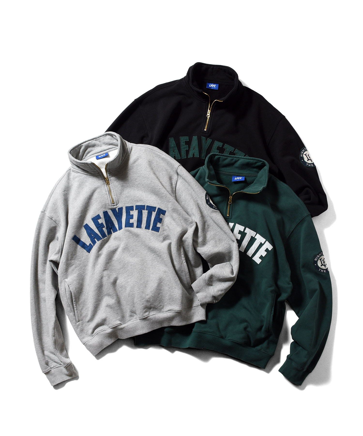 画像: LFYT / ARCH LOGO HALFZIP SWEATSHIRT