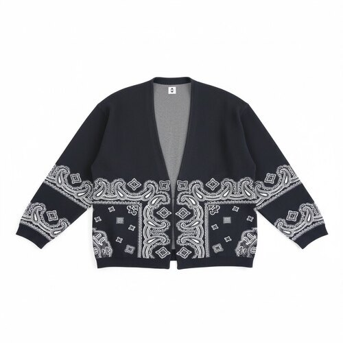 画像1: EXPANSION NY / LE PAISLEY COUTURE CARDIGAN (1)