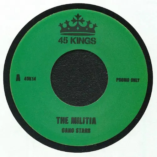 画像1: GANGSTARR / THE MILITIA/ABOVE THE CLOUDS 7" (1)