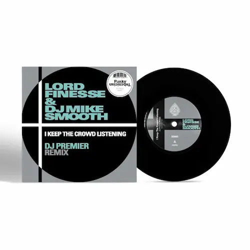 画像1: LORD FINESSE / I KEEP THE CROWD LISTENING (DJ PREMIER REMIX) BLACK VINYL 7" (1)